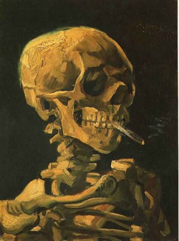 1885-1886 skull with burning cigarette.jpg